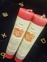 Red Love Reiki Charged Ritual Candle